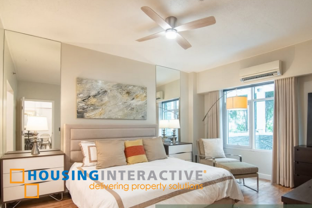 well furnished 1br unit with parking for sale in one serendra