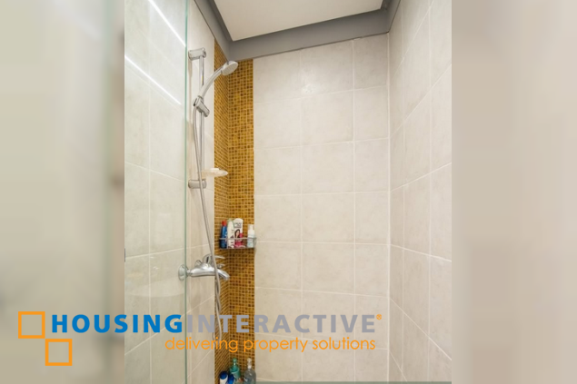 well furnished 1br unit with parking for sale in one serendra