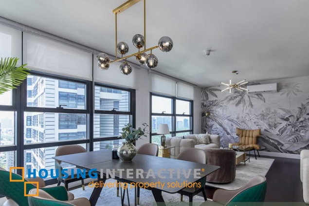 furnished 2br unit with 2 parkings for sale in garden towers