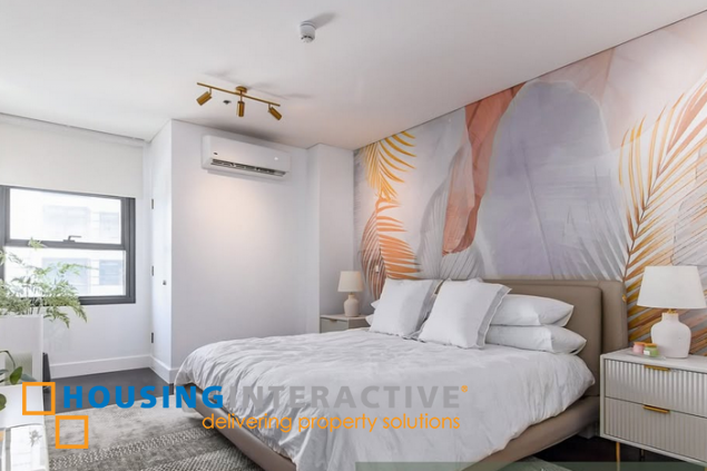 furnished 2br unit with 2 parkings for sale in garden towers