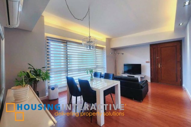 fully furnished 1br unit with parking for lease in the shang grand tower