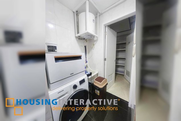 fully furnished 1br unit with parking for lease in the shang grand tower
