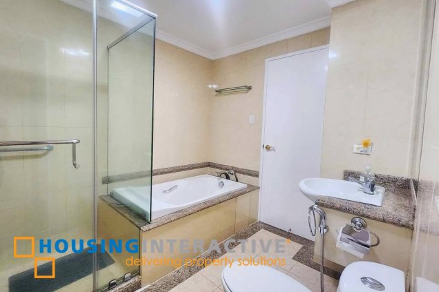 fully furnished 1br unit with parking for lease in the shang grand tower