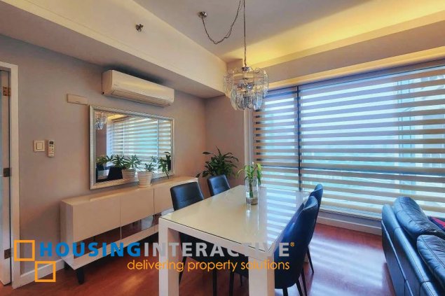 fully furnished 1br unit with parking for lease in the shang grand tower