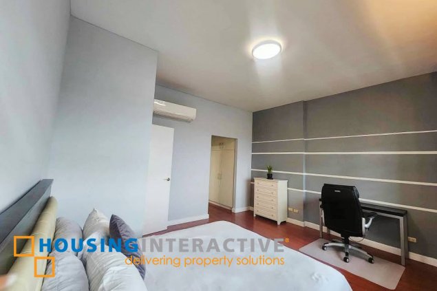 fully furnished 1br unit with parking for lease in the shang grand tower