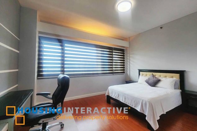 fully furnished 1br unit with parking for lease in the shang grand tower