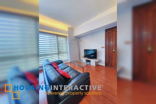 fully furnished 1br unit with parking for lease in the shang grand tower