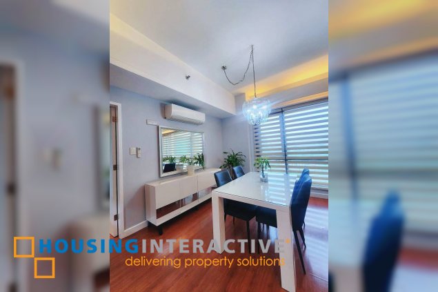 fully furnished 1br unit with parking for lease in the shang grand tower