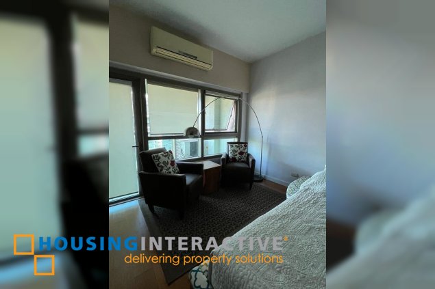 fully furnished 3br unit with balcony and parking for sale in the residences at greenbelt