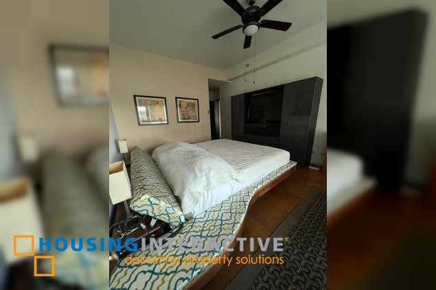 fully furnished 3br unit with balcony and parking for sale in the residences at greenbelt