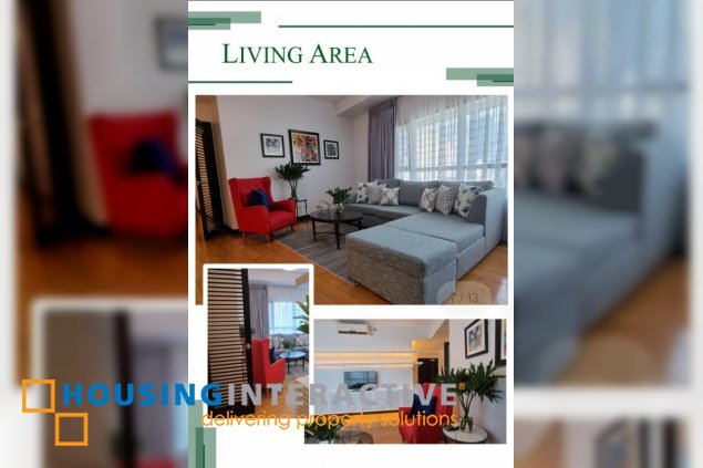 fully furnished 2br unit with parking for lease in the residences at greenbelt