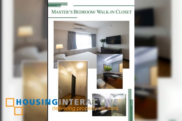 fully furnished 2br unit with parking for lease in the residences at greenbelt
