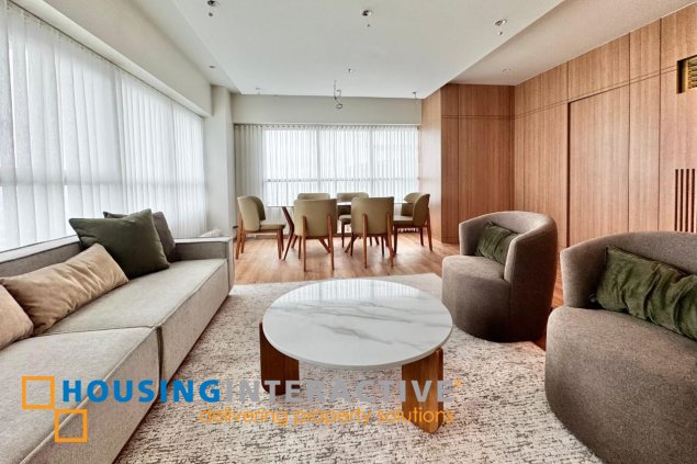 fully furnished 3br unit with parking for rent in the residences at greenbelt