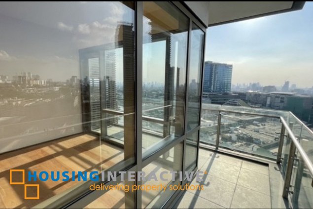 bare 3br unit with balcony and parking for sale in the viridian at greenhills
