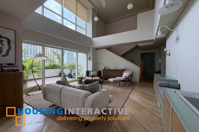 rare penthouse unit with parking for sale in three salcedo place