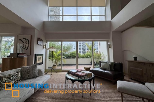 rare penthouse unit with parking for sale in three salcedo place