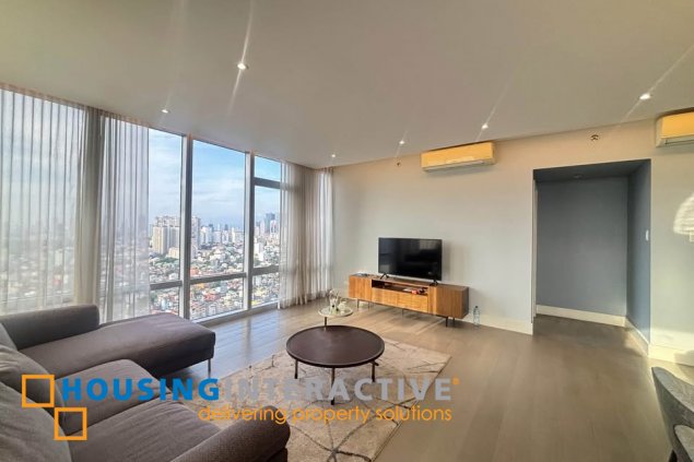 fully furnished 3br unit with parking for lease in proscenium at rockwell