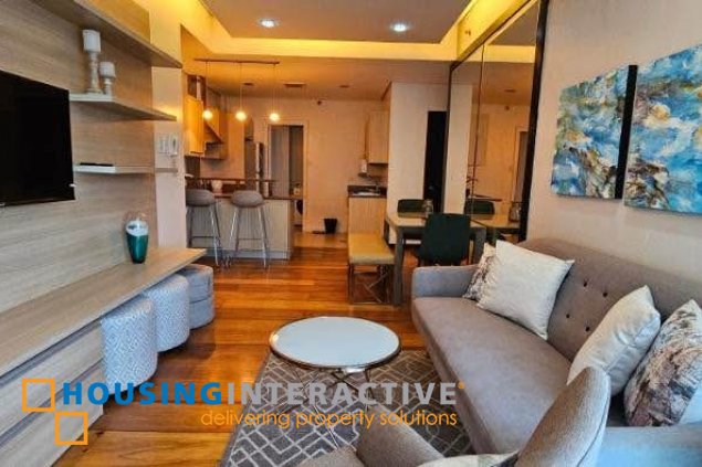 fully furnished 2br unit with parking for lease in sapphire residences