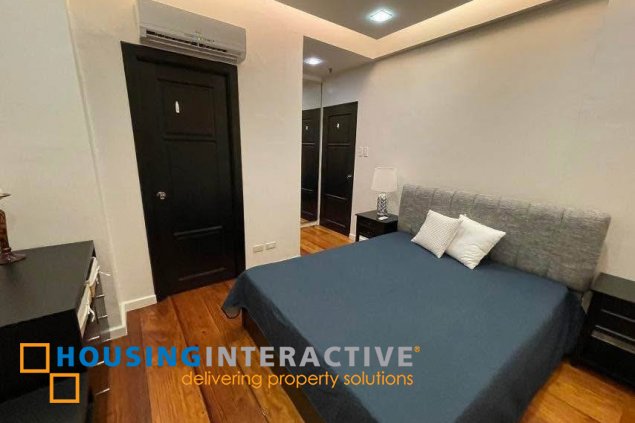 fully furnished 2br unit with parking for lease in sapphire residences