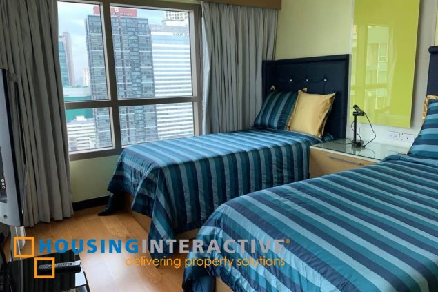 fully furnished 2br unit with parking for lease in the residences at greenbelt