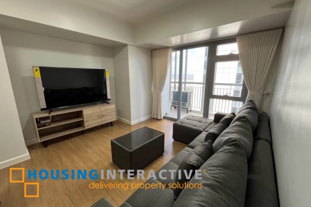 fully furnished 2br unit with parking for lease in park triangle residences