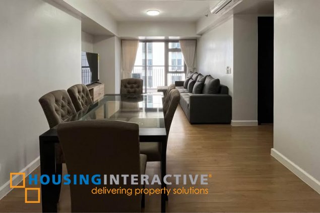 fully furnished 2br unit with parking for lease in park triangle residences