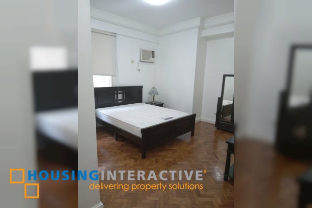 furnished 3br unit with balcony and parking for lease in regency at salcedo