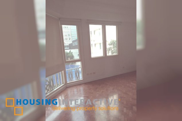 furnished 3br unit with balcony and parking for lease in regency at salcedo