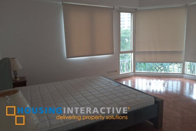 furnished 3br unit with balcony and parking for lease in regency at salcedo