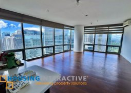 semi-furnished 2br unit with balcony and parking for lease in the suites