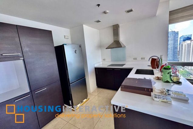 semi-furnished 2br unit with balcony and parking for lease in the suites