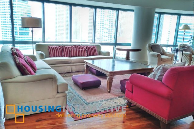 fully furnished 3br unit for lease in rizal tower