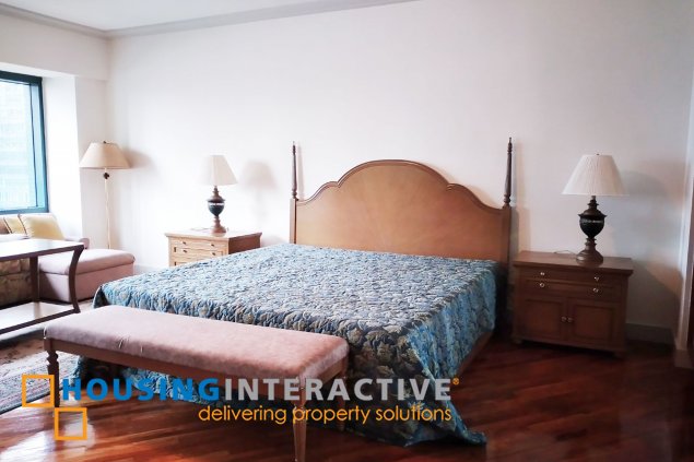fully furnished 3br unit for lease in rizal tower