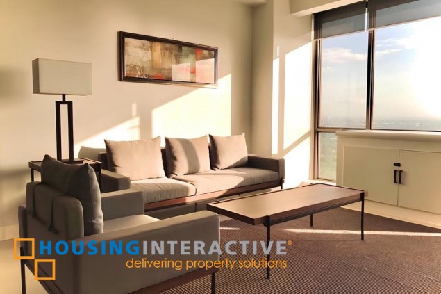 furnished 1br unit with parking for lease in bellagio 3
