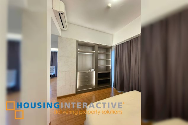 fully furnished 1br unit with balconies for lease in shang salcedo place