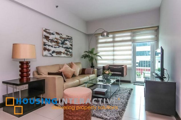 fully furnished 1br unit for lease in two serendra