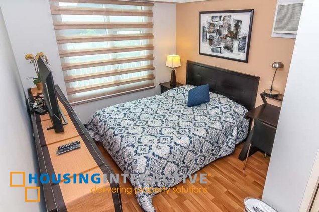 fully furnished 1br unit for lease in two serendra