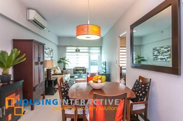 fully furnished 1br unit for lease in two serendra