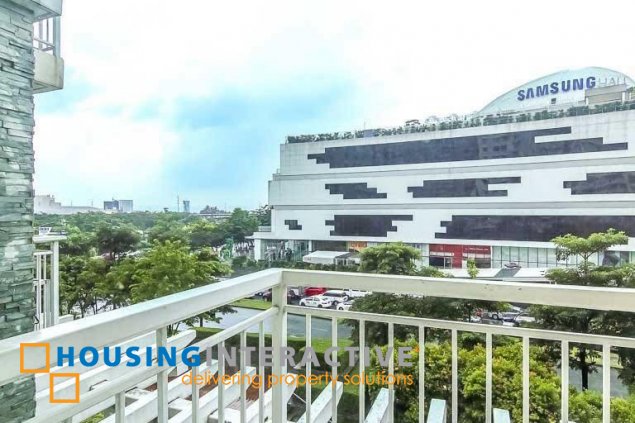 fully furnished 1br unit for lease in two serendra