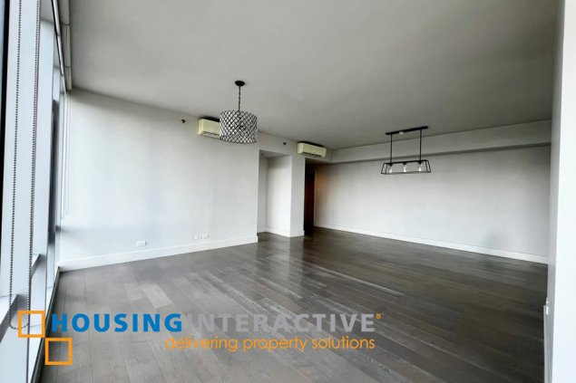 bare 3br unit with parking for sale in proscenium at rockwell