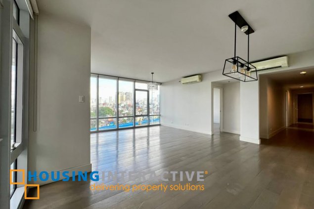 bare 3br unit with parking for sale in proscenium at rockwell