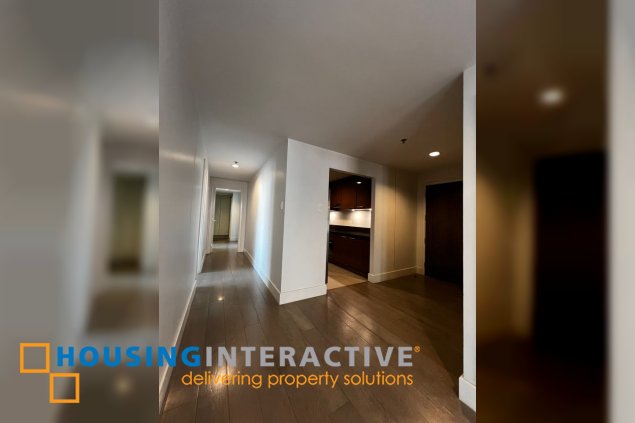 bare 3br unit with parking for sale in proscenium at rockwell