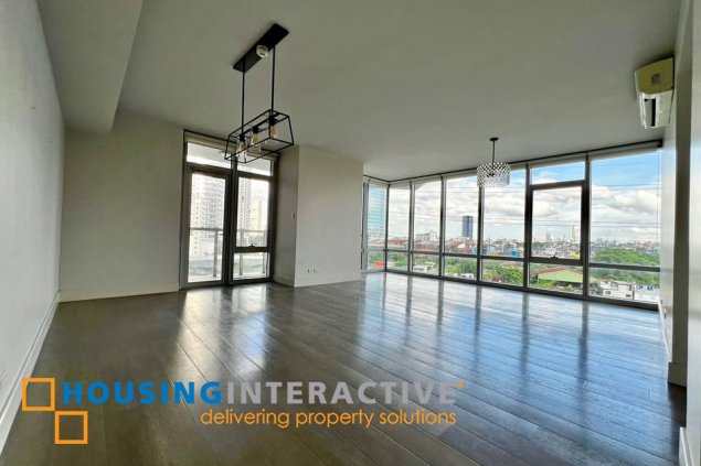 bare 3br unit with parking for sale in proscenium at rockwell