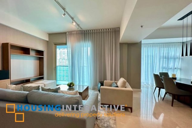 fully furnished 3br unit with parking for lease in grand hyatt residences