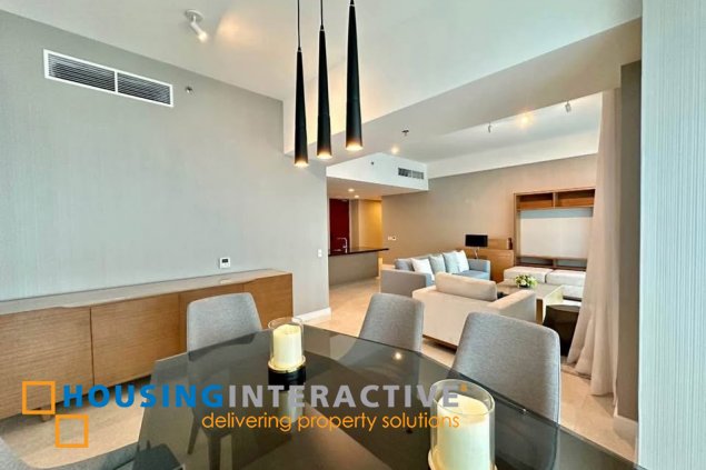 fully furnished 3br unit with parking for lease in grand hyatt residences