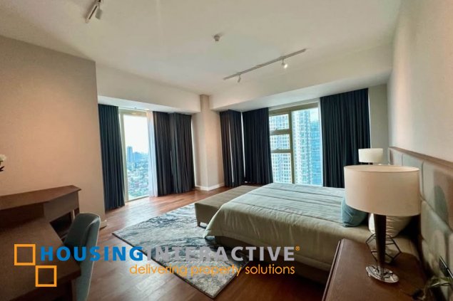 fully furnished 3br unit with parking for lease in grand hyatt residences