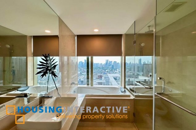 fully furnished 3br unit with parking for lease in grand hyatt residences