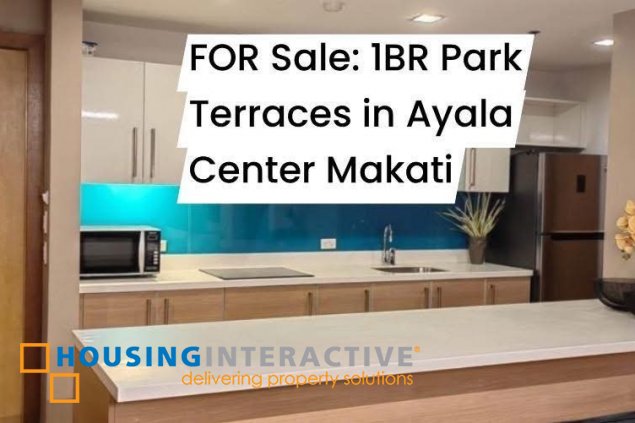 fully furnished 1br unit with balcony for sale in park terraces