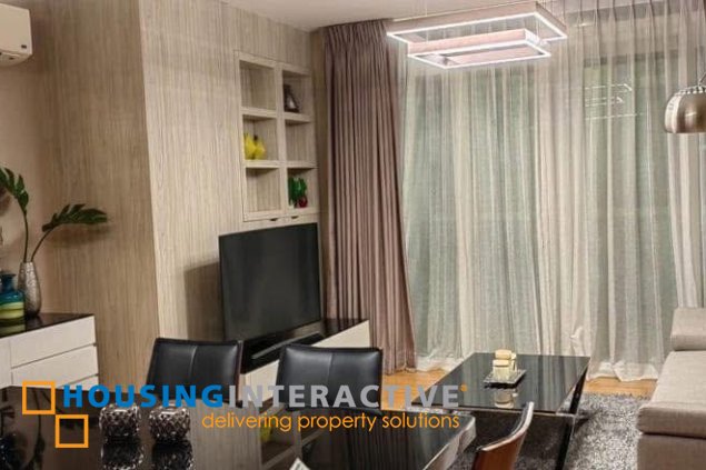 fully furnished 1br unit with balcony for sale in park terraces