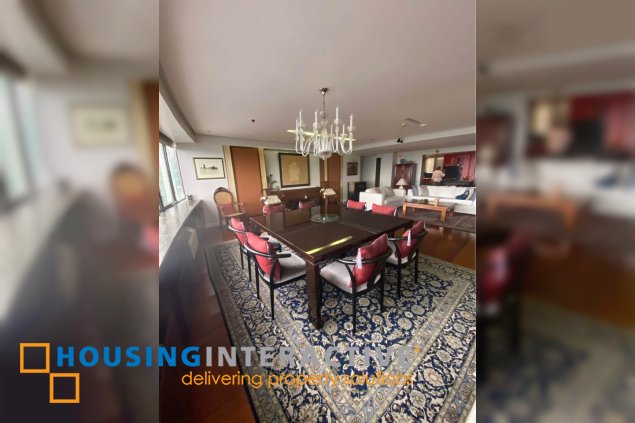 fully furnished 3br unit with parking for sale in pacific plaza ayala